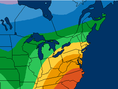 New England Karte